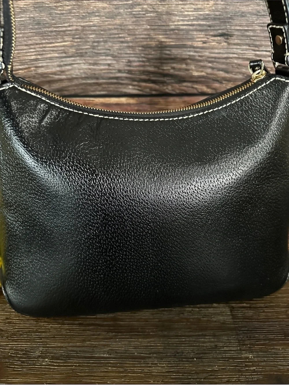 kate spade Black Pebbled Leather Shoulder Bag